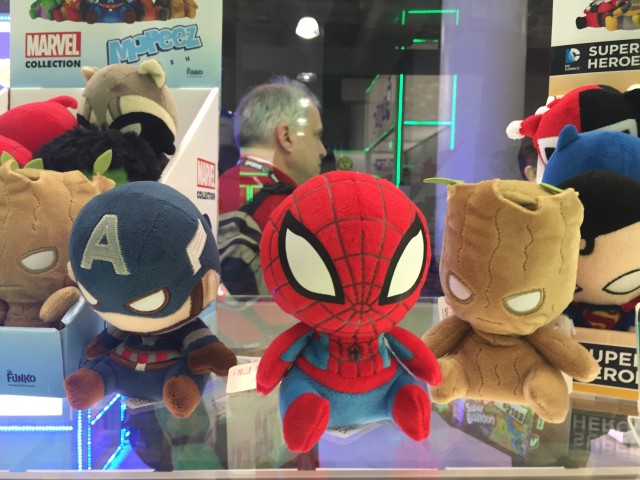 New York Toy Fair 2015 Funko Marvel Mopeez Plush Groot Spider-Man Captain America