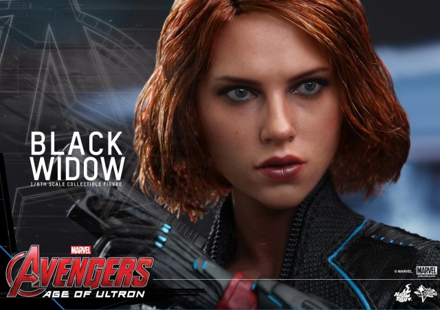 Avengers Age of Ultron Black Widow Hot Toys Head Sculpt