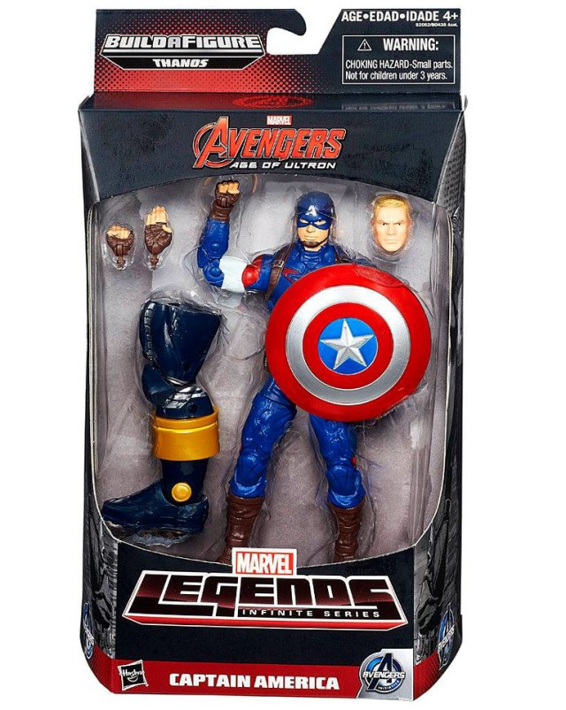 Avengers Age of Ultron Marvel Legends Captain America Figure Packaged