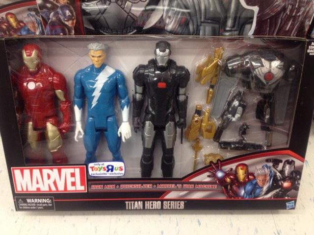 Hasbro Marvel Titan Hero Quicksilver Iron Man War Machine Exclusive Set