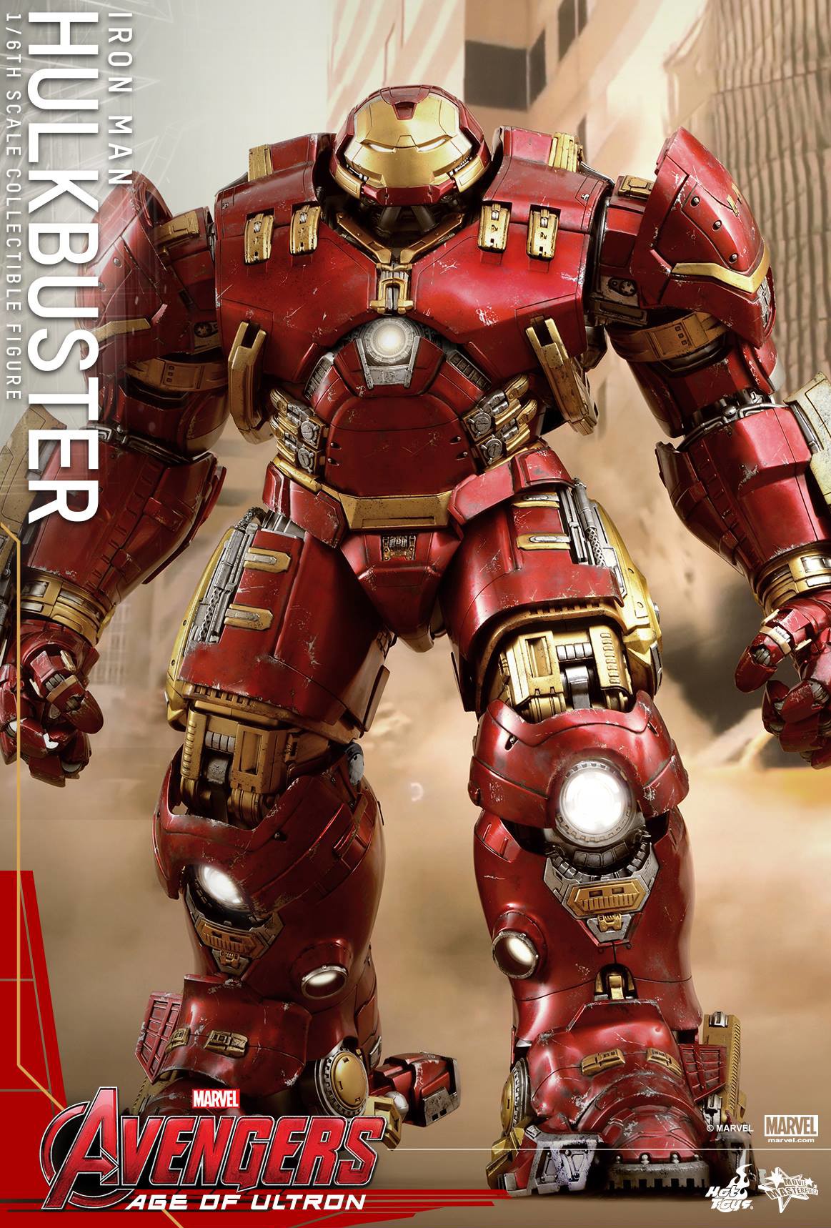 HOT Marvel Avengers Ultron Iron Man Hulk Buster Collection Model Toys Figures 