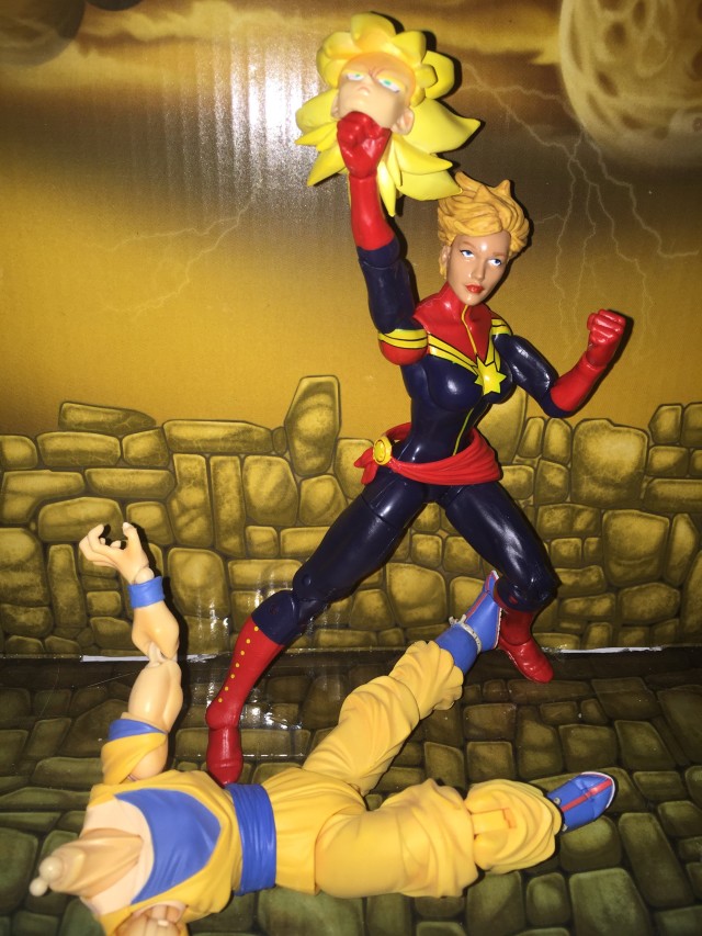 Marvel Legends Captain Marvel Figures Kills Figuarts Goku