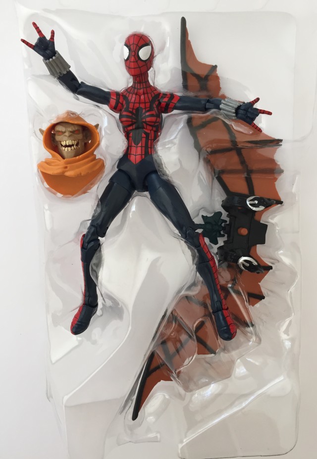 Marvel Legends Spider-Man Infinite Series Spider Girl Figure with Hobgoblin Head