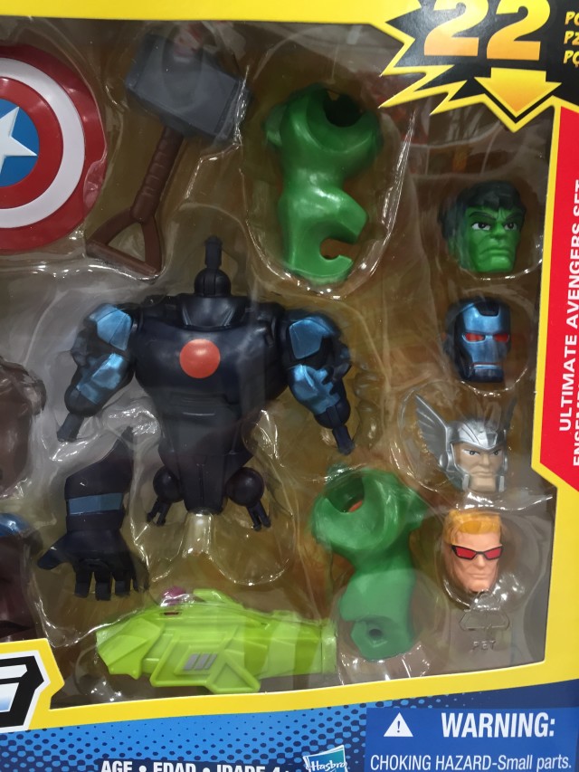 Marvel Mashers Stealth Iron Man Parts from Ultimate Avengers Set