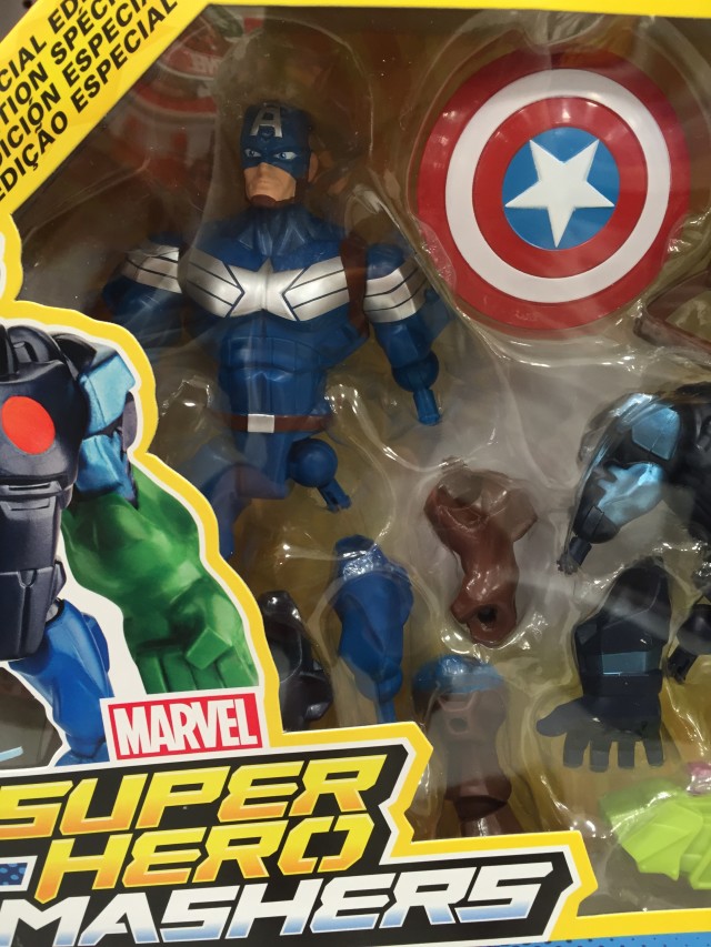 Marvel Super Hero Mashers Stealth Suit Captain America Figure