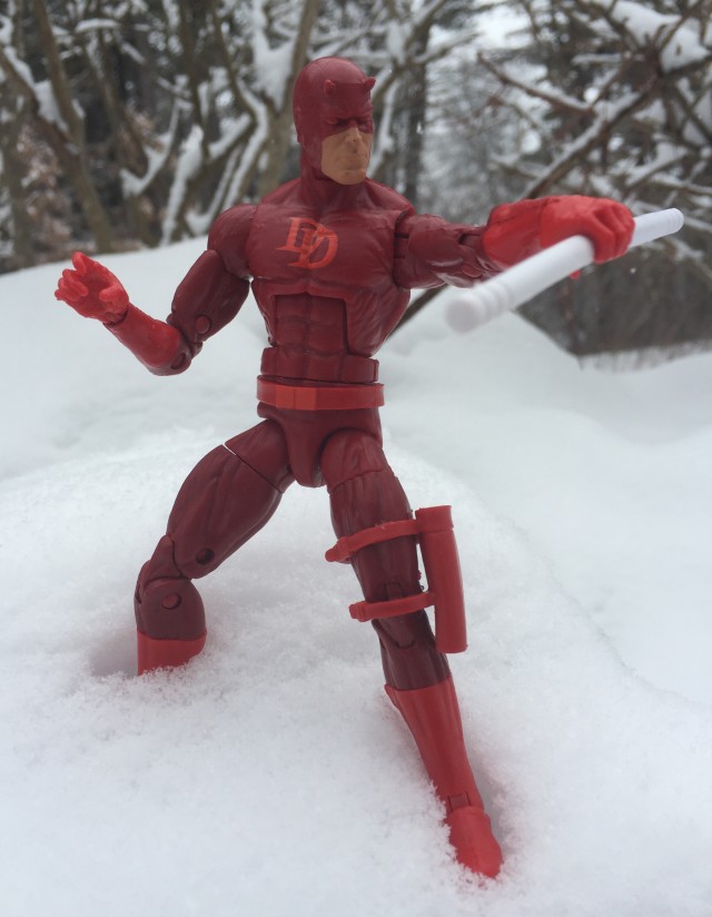 Marvel Legends Daredevil Billy Club Weapon Combined