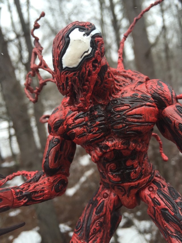 Modern Carnage Head on DST Carnage Action Figure