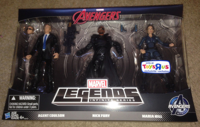 Marvel Legends Infinite Series Coulson Nick Fury Maria Hill Set