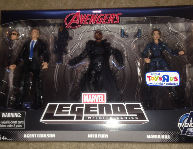 Marvel Legends Infinite Series Coulson Nick Fury Maria Hill Set