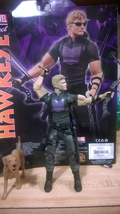 7" MARVEL SELECT AVENGING HAWKEYE ACTION FIGURES KID DISNEY STORE COLLECTION TOY 