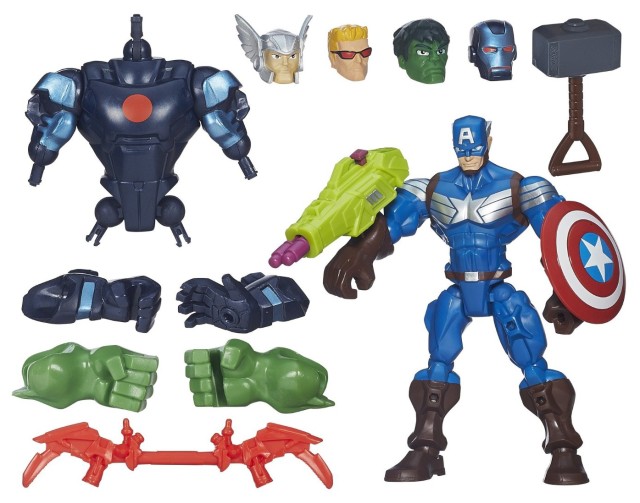 Marvel Super Hero Mashers Ultimate Avengers Set Pieces Included