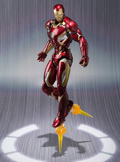 flying iron man figure