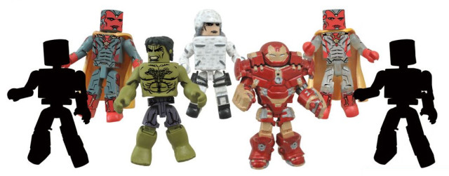 Age of Ultron Minimates Wave 2 Vision Hulkbuster Iron Man