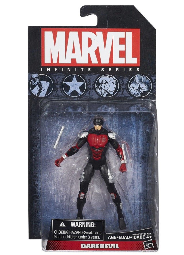 Hasbro Marvel Infinite Series Armored Daredevil Figure Packaged