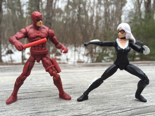 Black Cat Marvel Universe Figure vs. Daredevil