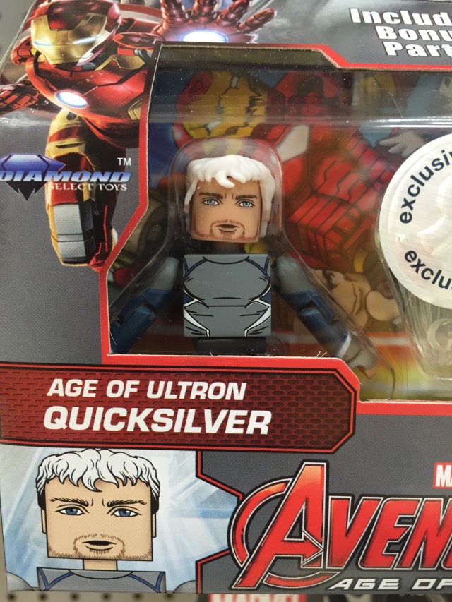 Close-Up of Age of Ultron Quicksilver Minimates Figure