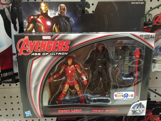 Exclusive Avengers Age of Ultron 4" Iron Man Nick Fury Pack