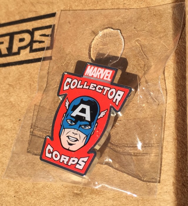 Marvel Collector Corps Captain America Pin