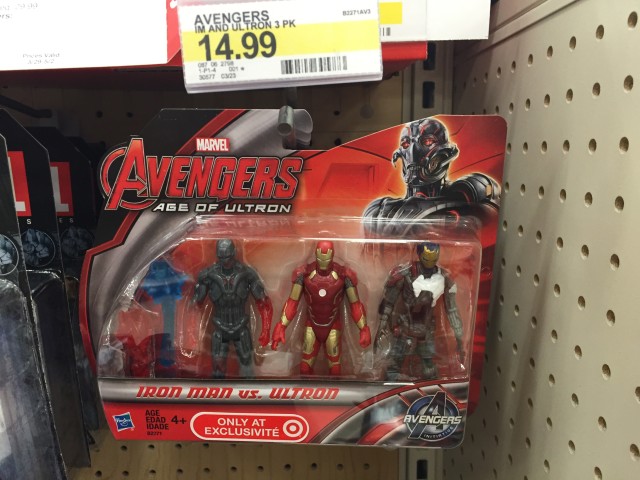 Age of Ultron Mark I 2.0 Iron Man Action Figures Three Pack Target