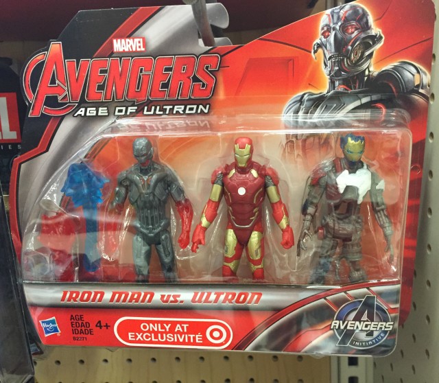 Target Exclusive Iron Man vs Ultron Three-Pack of Figures