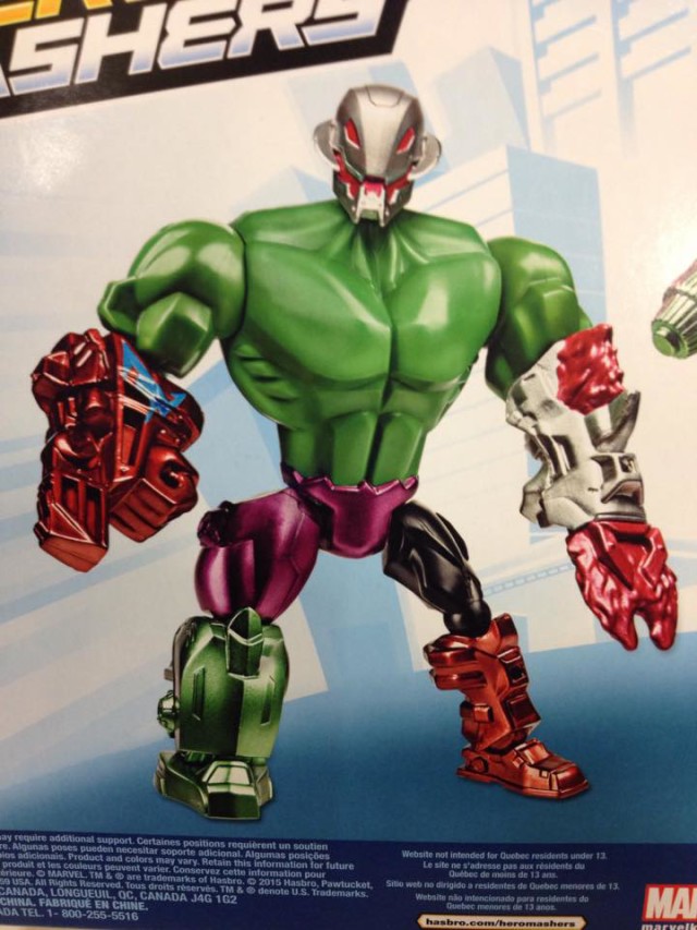 Marvel Masher Ultron Head on Hulk Body