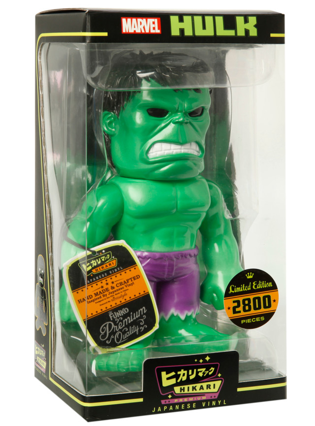 Green Hulk Funko Hikari Vinyl Sofubi Figure Packaged in Box