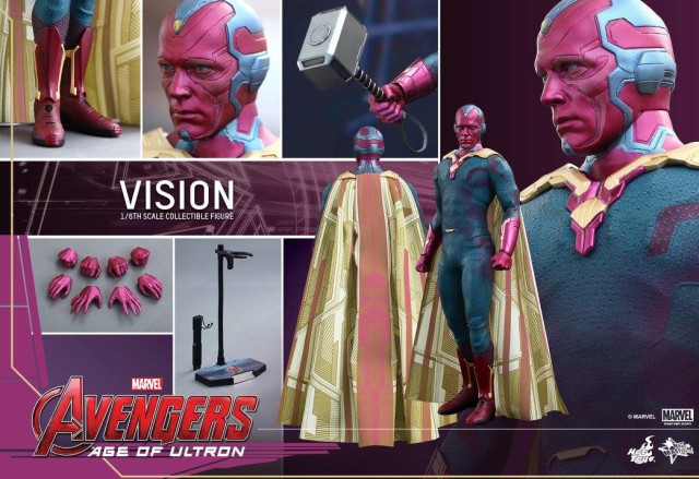 Hot Toys Vision Figure and Accessories MMS 296