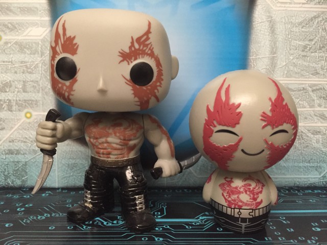 Dorbz Drax POP Vinyls Funko Comparison Photo