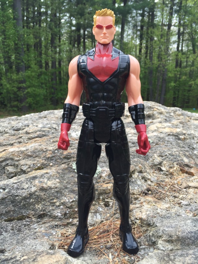Hasbro Titan Hero 2015 Hawkeye Red Black Costume 12" Figure