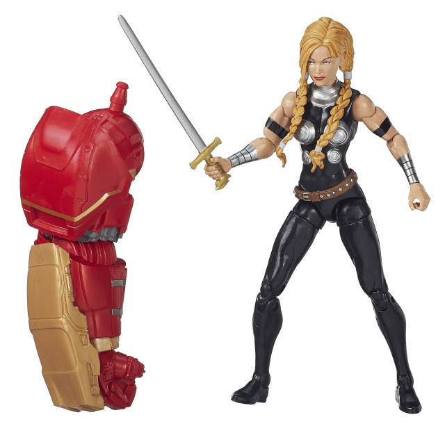 Marvel Legends Avengers Valklyrie Figure with Iron Man Hulkbuster BAF Right Arm