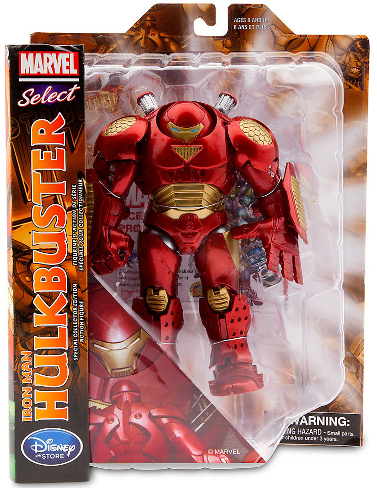 DISNEY Marvel Diamond Select Iron Man HULKBUSTER 8" Action Figure AVENGERS Movie 