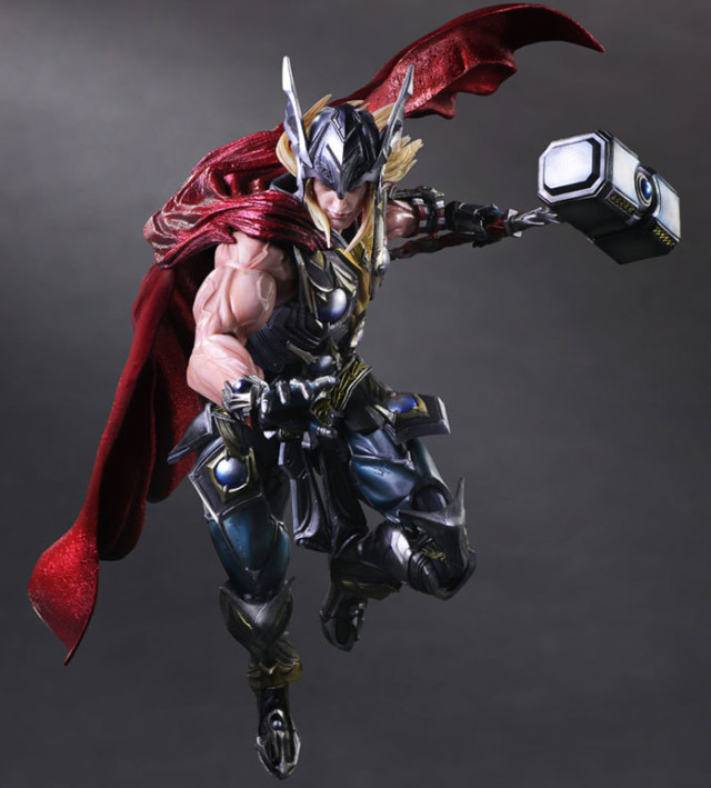 Play Arts Kai Marvel Variant Thor Figure September 2015