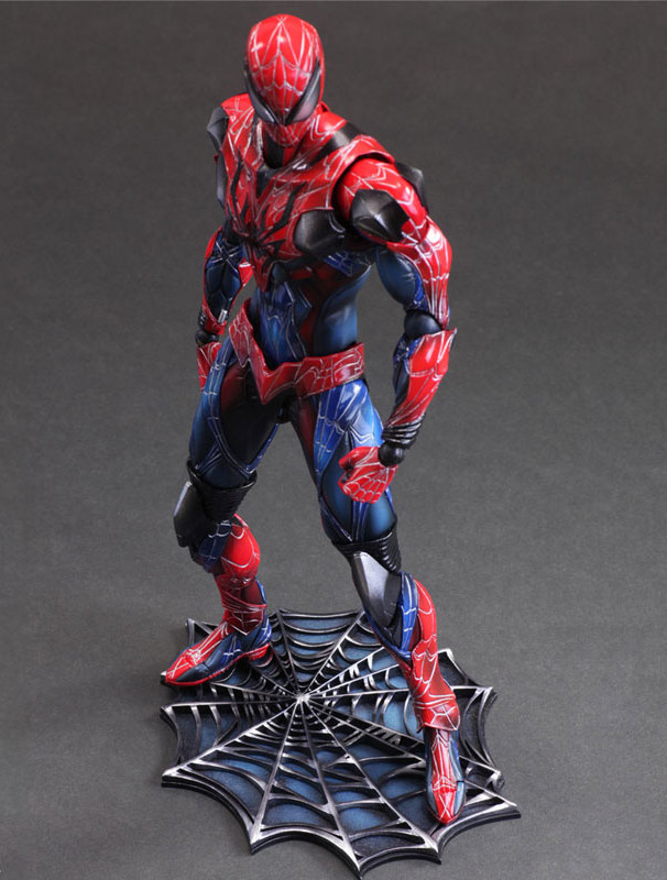 Marvel Universe Spider-Man SquareEnix VARIANT Play Arts Kai Figure Model 