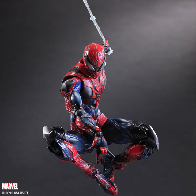 Web-Swinging Spider-Man Play Arts Kai Action Figure