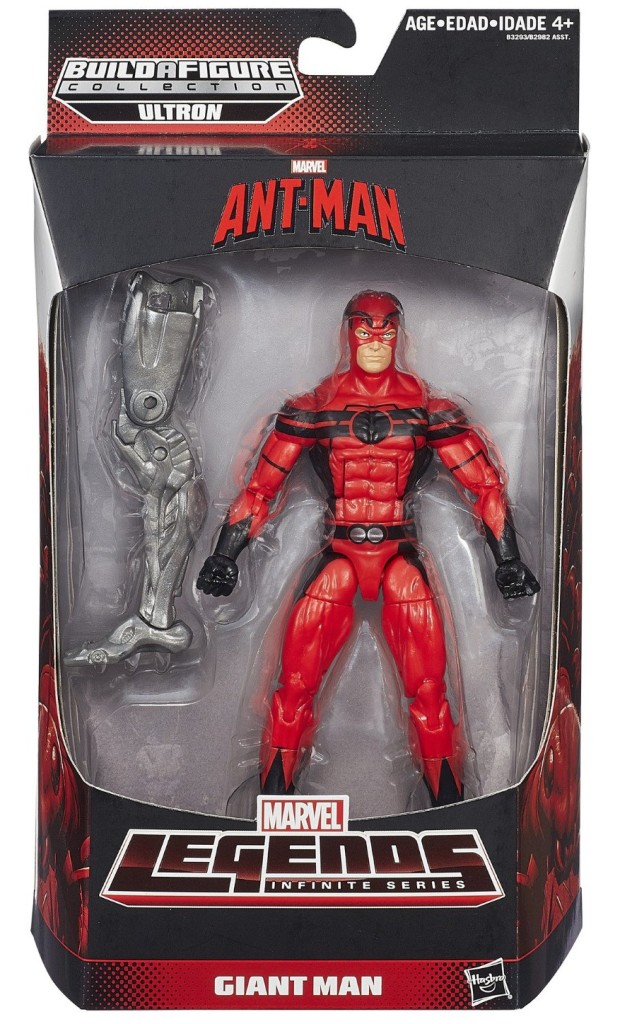 2015 Marvel Legends Giant-Man Figure Packaged with Ultron Prime Leg