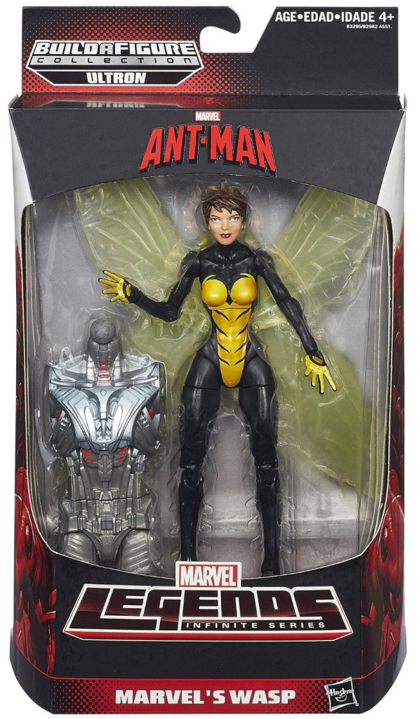 Ant-Man Marvel Legends Wasp Figure with Ultron BAF Body