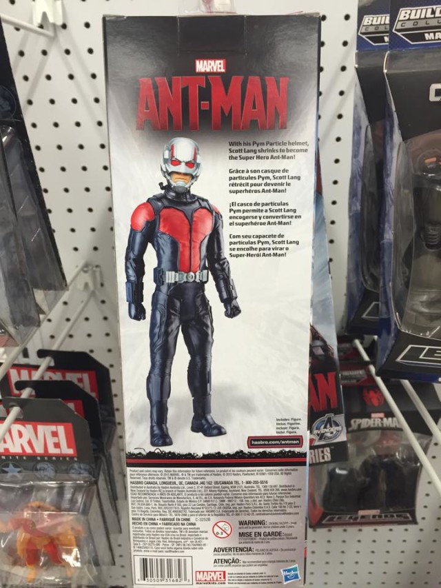 Hasbro Ant-Man Titan Heroes Figure Box Back