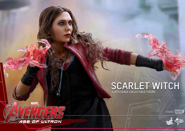 Hot Toys Scarlet Witch Movie Masterpiece Series Figure with Hex Effects Pieces