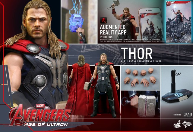 Hot Toys Thor Age of Ultron Figure and Accessories