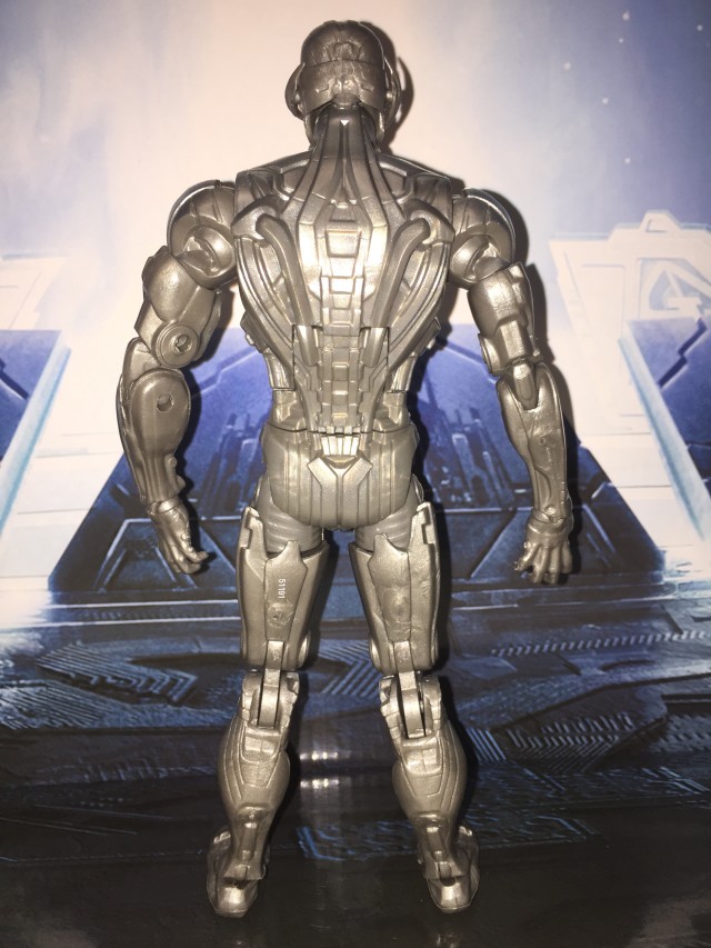 Back of Marvel Legends Ant-Man Series Ultron Prime Figure