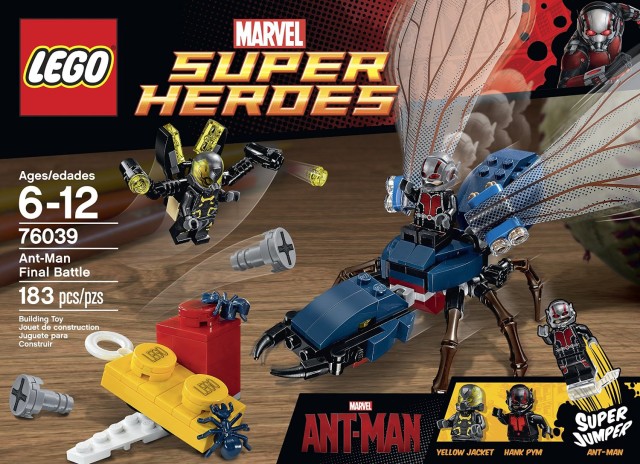 LEGO Ant-Man Final Battle Box Showing Hank Pym as Ant-Man