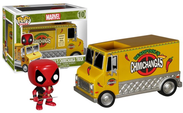 Marvel Funko POP Rides Deadpool Chimichanga Truck Set