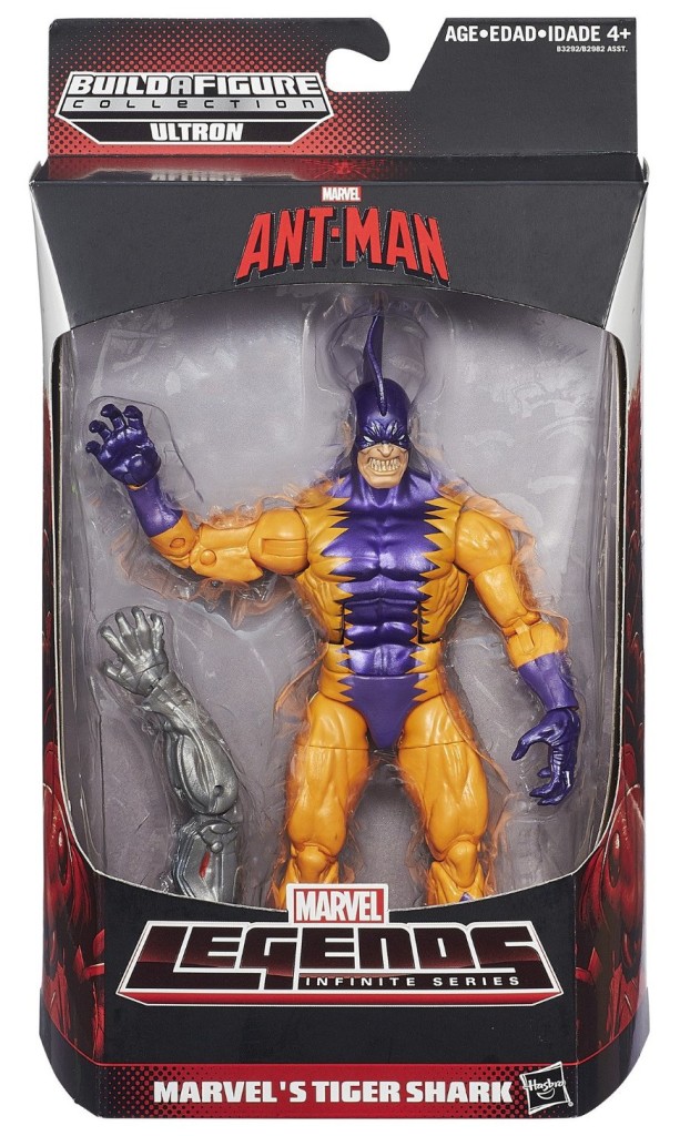Marvel Legends Ant-Man Wave Tigershark Figure Packaged