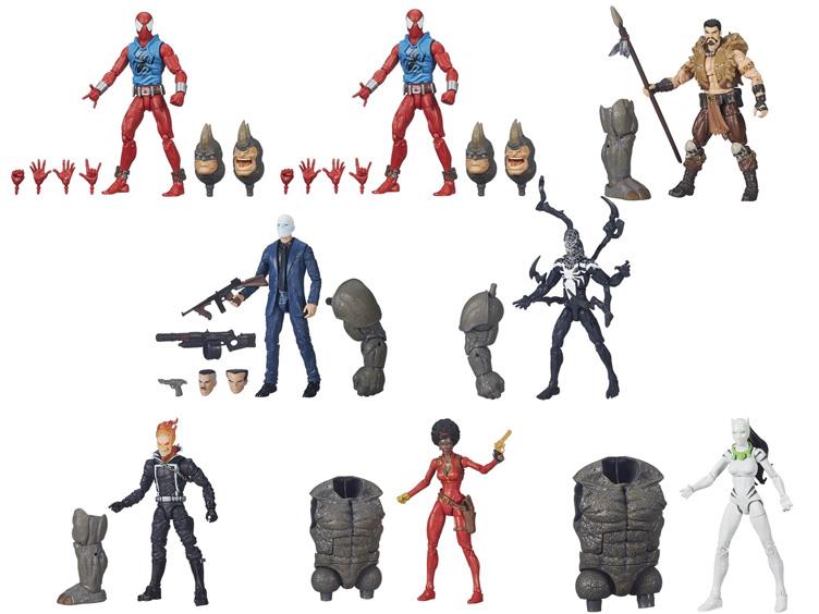 Marvel Legends 6" inch Build a Figure SpiderMan Rhino Parts Individual Pieces 