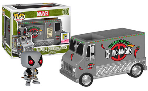 SDCC 2015 Funko X-Force Deadpool Chimichanga Set POP Vinyls Exclusive