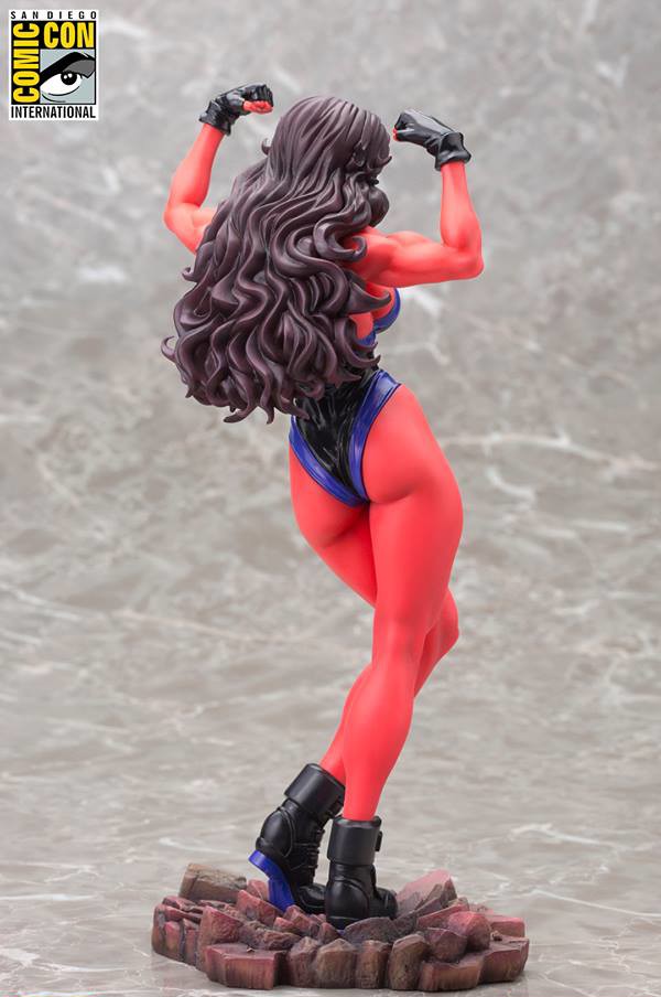 San Diego Comic Con 2015 Red She-Hulk Kotobukiya Bishoujo Statue Back