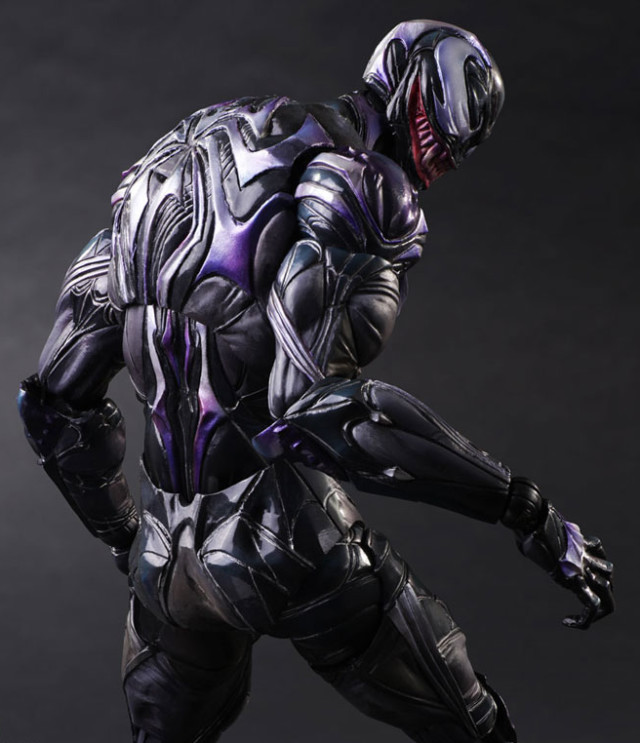 Square-Enix Play Arts Kai Venom Figure Back