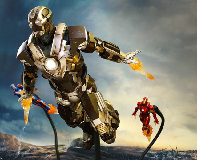 2015 Toy Fair Exclusive Iron Man Tank Hot Toys Figure