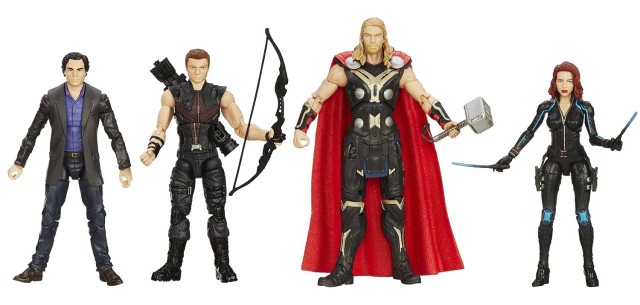 Amazon Avengers Legends 4-Pack Thor Black Widow Hawkeye Banner