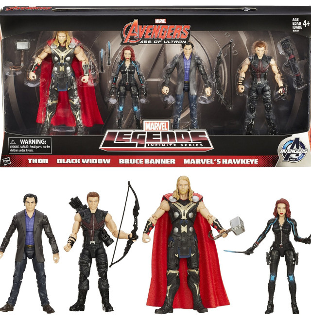 Amazon Exclusive Marvel Legends 4 Pack Age of Ultron